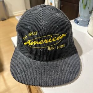 Great American Bar Scene corduroy hat